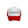 Red Box Design Hat